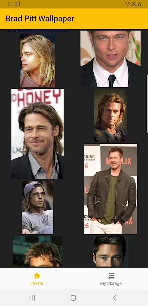 Brad Pitt Wallpaper Screenshot 2