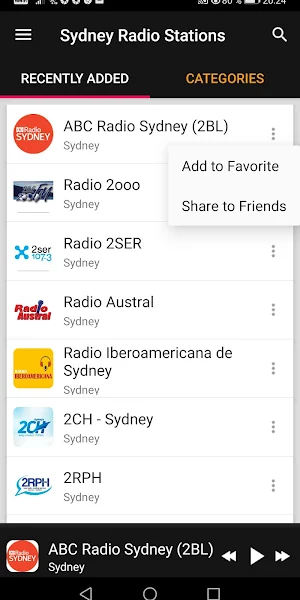Sydney Radio Stations Screenshot 1