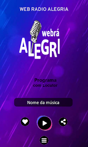 Web Rádio Alegria Screenshot 1