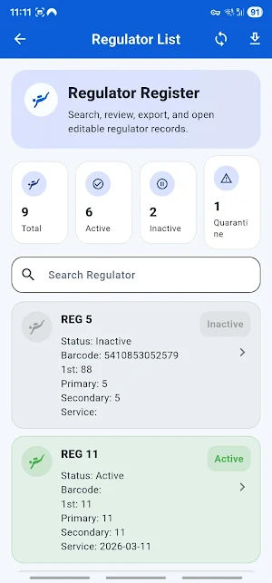 TRGS Application Screenshot 3