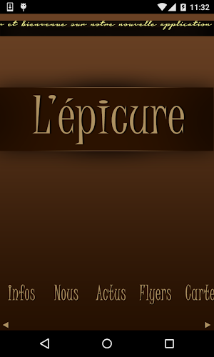 Restaurant l'Epicure Screenshot 0