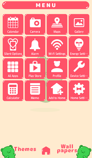Happy Bear Theme +HOME Screenshot 1