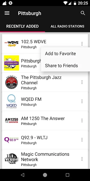 Pittsburgh Radio Stations - Pennsylvania, USA Screenshot 1