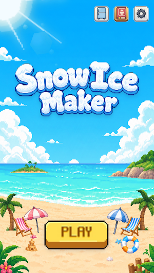 Snow Ice Maker: Dessert Game Screenshot 0
