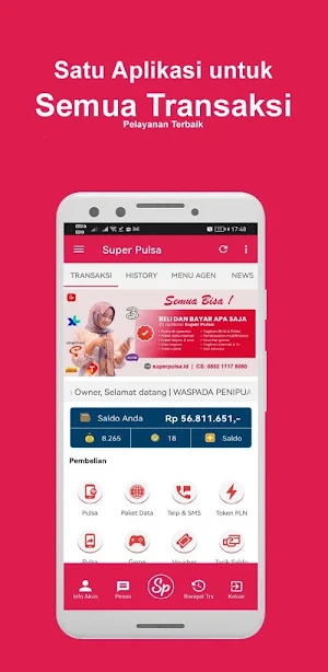 Super Pulsa - Agen Pulsa Murah Screenshot 2