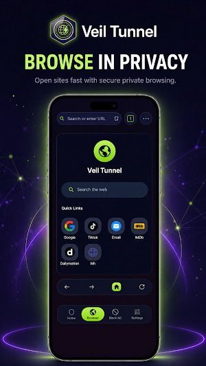 Veil Tunnel Browser Screenshot 1