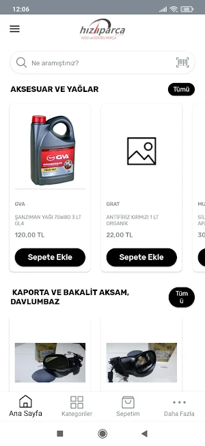 Hızlı parça Screenshot 1