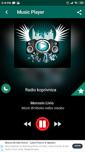 radio koprivnica App HR online Screenshot 0