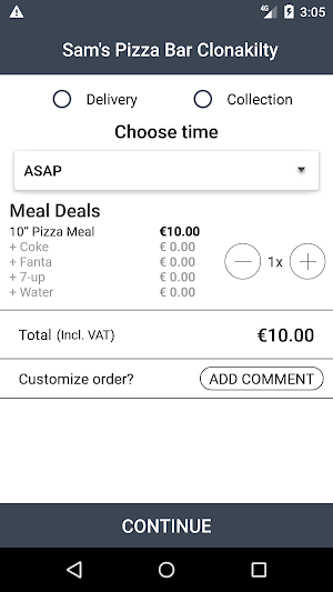 Sam's Pizza Bar Clonakilty Screenshot 2
