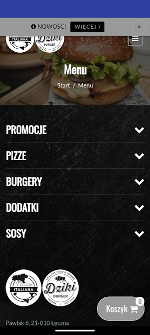 Pizza Italiana & Dziki Burger Screenshot 0