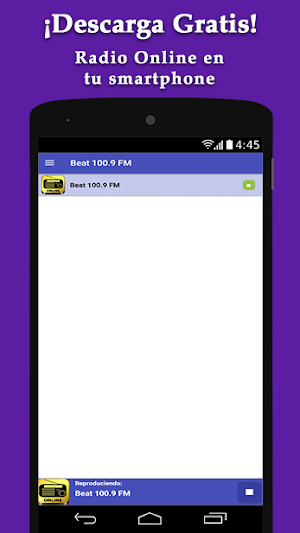 Beat 100.9 FM - Radio Online Screenshot 1