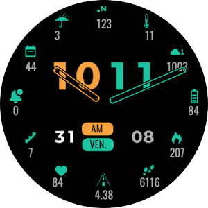 O.verkill / WearOS watchface Screenshot 1