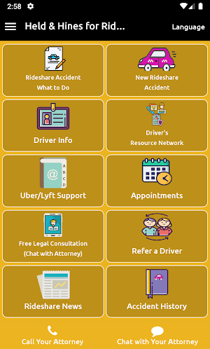 Held and Hines for Rideshare Screenshot 3