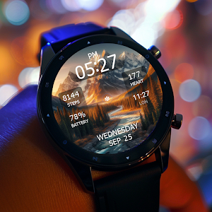 Key WF42 Mountain Watch Face Screenshot 1