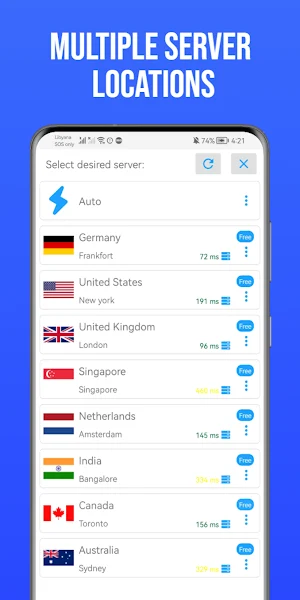 Super VPN - Fast Vpn Proxy Screenshot 1
