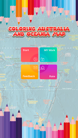 Coloring Map of Australia Screenshot 0