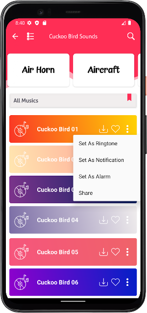 Cuckoo Bird Sounds Screenshot 3