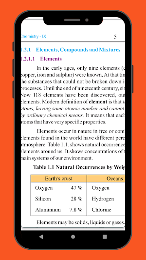 9th Class Chemistry Book Screenshot 2