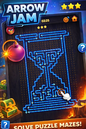 Arrow Jam: Escape Brain Puzzle Screenshot 1
