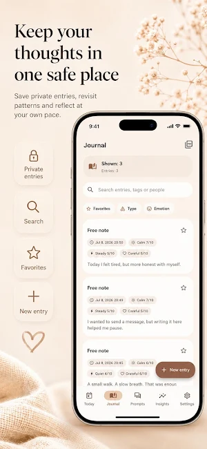 Self Reflection Journal Screenshot 3
