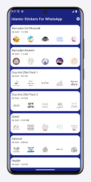 Islamic Stickers for WhatsApp Screenshot 0