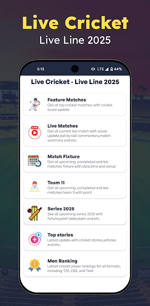 Live Cricket - Live Line 2025 Screenshot 2