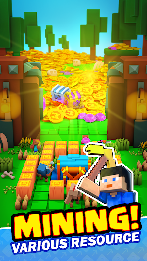 Rumble Miners:Idle Craft Merge Screenshot 0