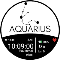 Aquarius Watch Face Wear Os