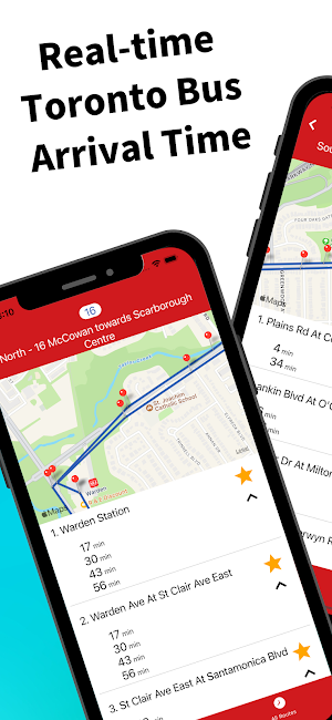 Toronto Bus Time Screenshot 0