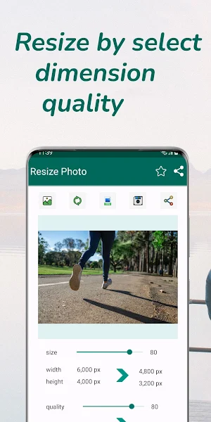 Image Size - Photo Resizer Screenshot 2