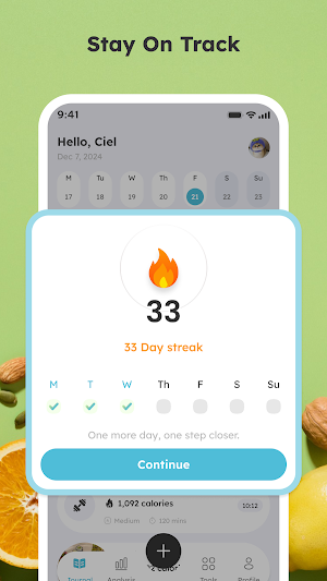 Calorie Counter & Diet Tracker Screenshot 1