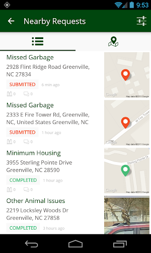 Greenville City Compass Screenshot 2