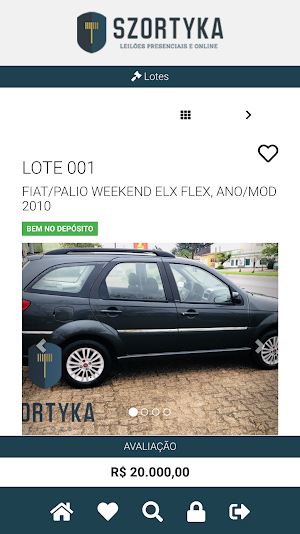 Szortyka Leilões Screenshot 3