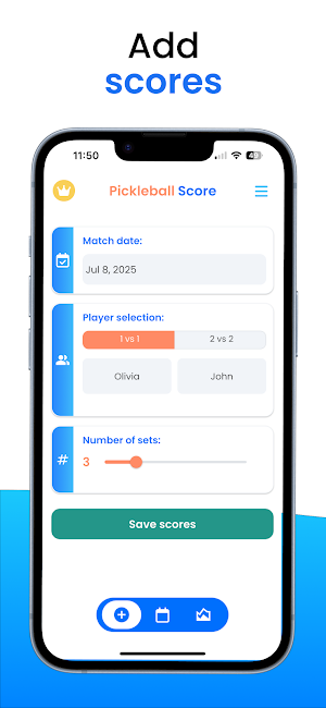 Pickleball Scorekeeper Counter Screenshot 2
