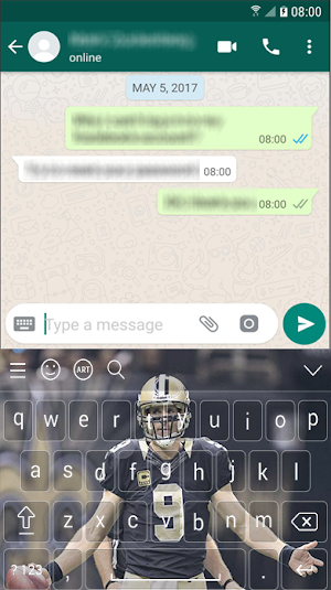 Drew Brees Saints Keyboard NFL 2020 For Lovers Screenshot 1