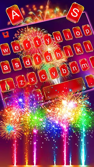 Happy New Year 2021 Keyboard Background Screenshot 1