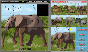 Magic Slide Puzzle W.Animals 1 Screenshot 3