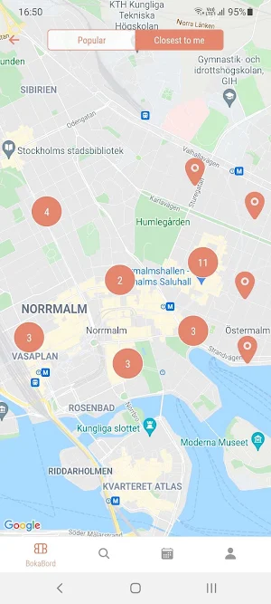 BokaBord - Restaurants Screenshot 1
