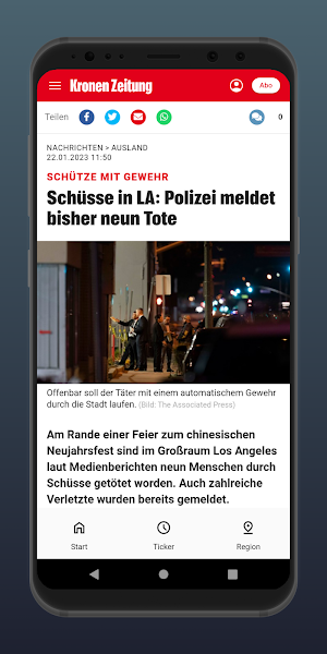 Austria News App Screenshot 2