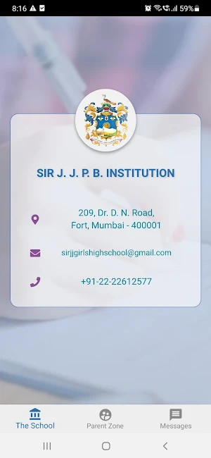 Sir J. J. P. B. Institution Screenshot 0