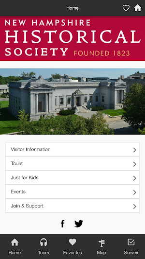 NH Historical Society Screenshot 1