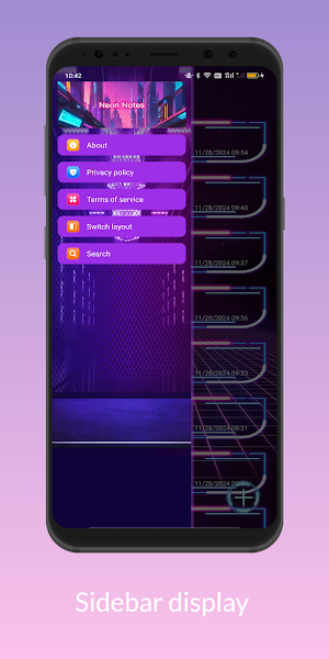 Neon Notes screenshot 1