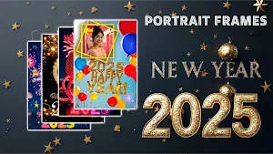 New year photo frame app 2025 Screenshot 3