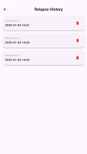 Nail Biting Tracker Screenshot 1