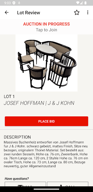 Anderson's Auctions Screenshot 2