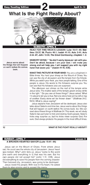 Easy Reading Sabbath School Screenshot 3