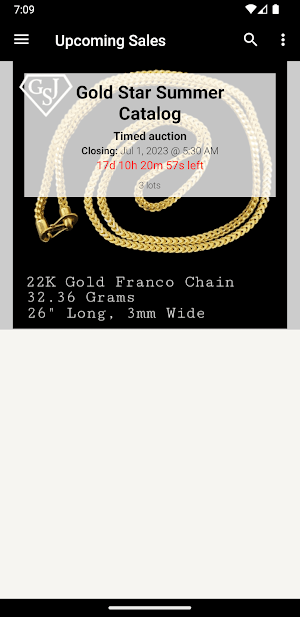 GSJ Auctions Screenshot 0