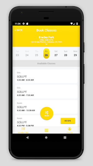 Solcioty Fitness App Screenshot 2