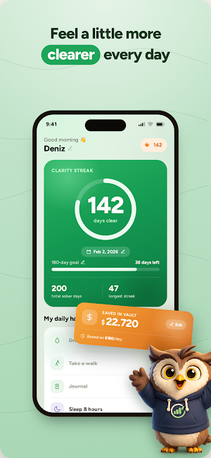 Clear Sober: Sobriety Counter Screenshot 0
