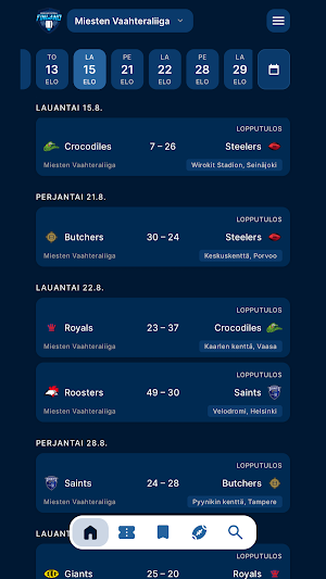 SAJL Jenkkifutis Screenshot 3